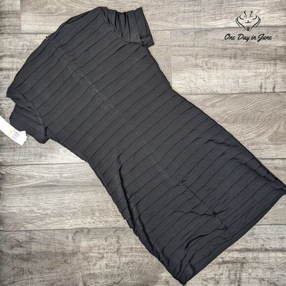 London Times Short Sleeve Bodycon Mini Dress Size 4 - Picture 5 of 5